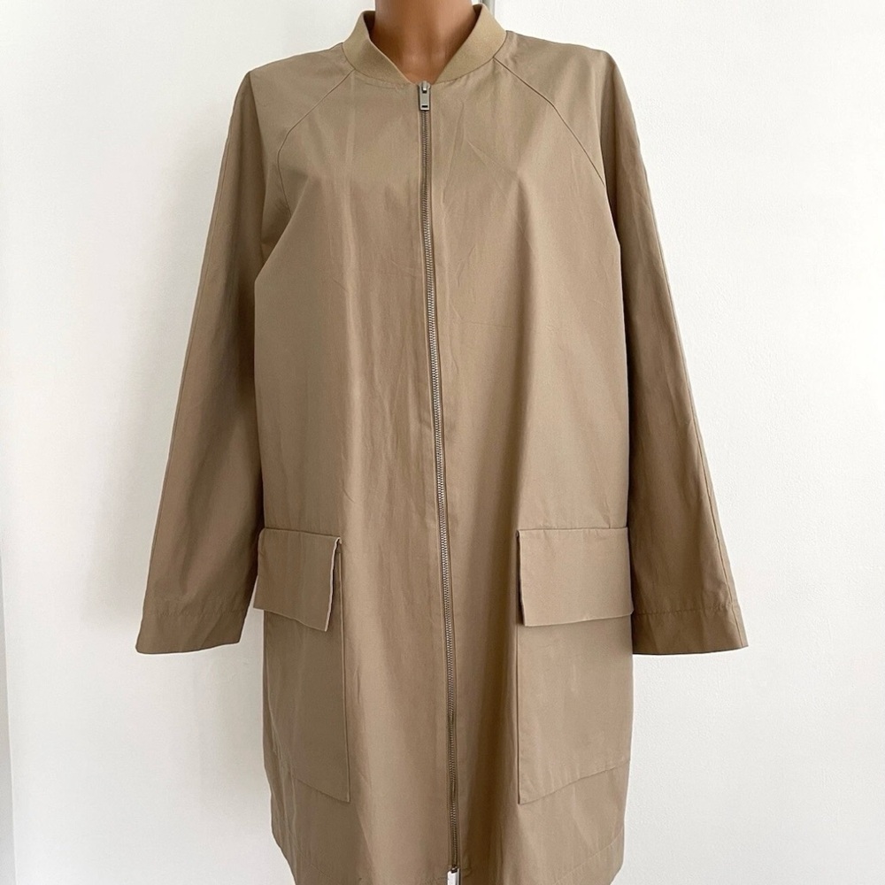 COS Utility beige mac trench coat Jacket in Tan